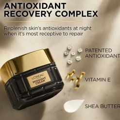 Cell Renewal Midnight Cream Anti-Aging Night Moisturizer with Antioxidants, Fragrance Free