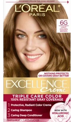 Crème Triple Care Permanent Hair Color for 100% Gray Hair Coverage
