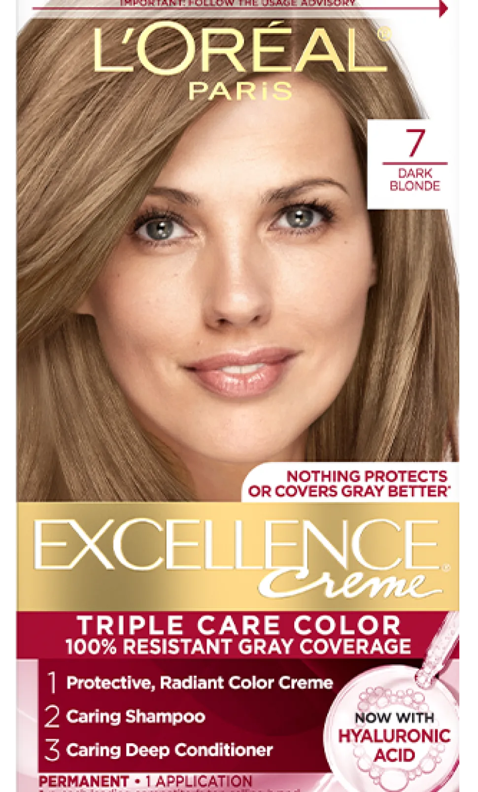 Crème Triple Care Permanent Hair Color for 100% Gray Hair Coverage