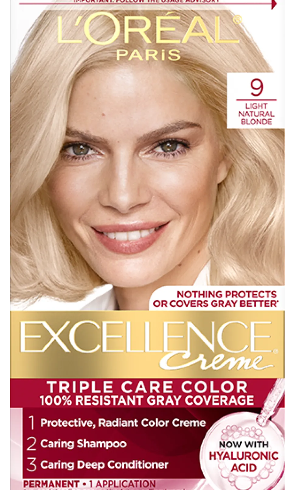 Crème Triple Care Permanent Hair Color for 100% Gray Hair Coverage