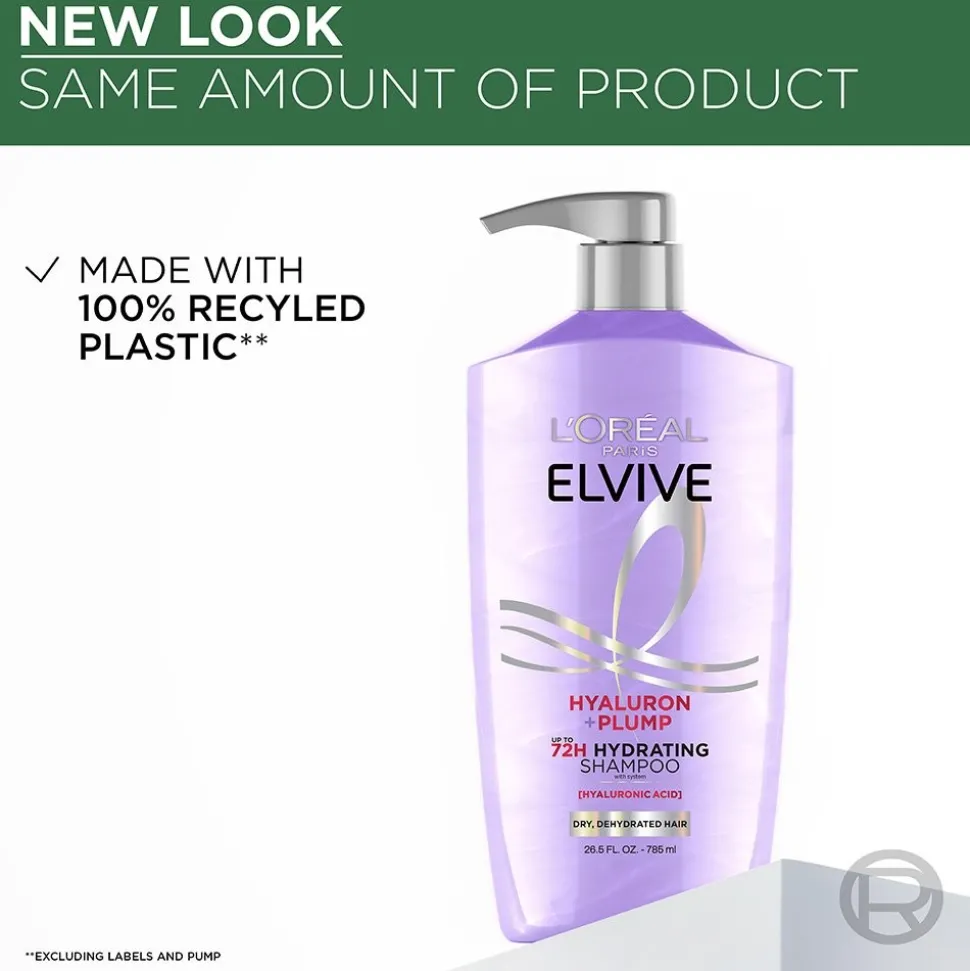Hyaluron + Plump Hydrating Shampoo with Hyaluronic Acid for Dry Hair