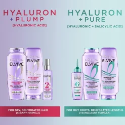 Hyaluron Pure 72H Purifying Shampoo for Oily Hair