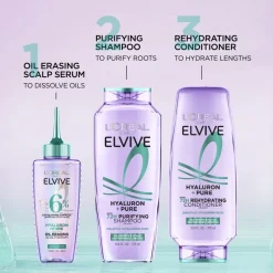 Hyaluron + Pure Purifying Shampoo for Oily Hair