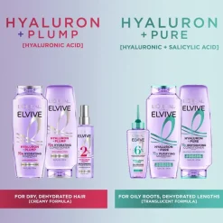Hyaluron + Pure Purifying Shampoo for Oily Hair