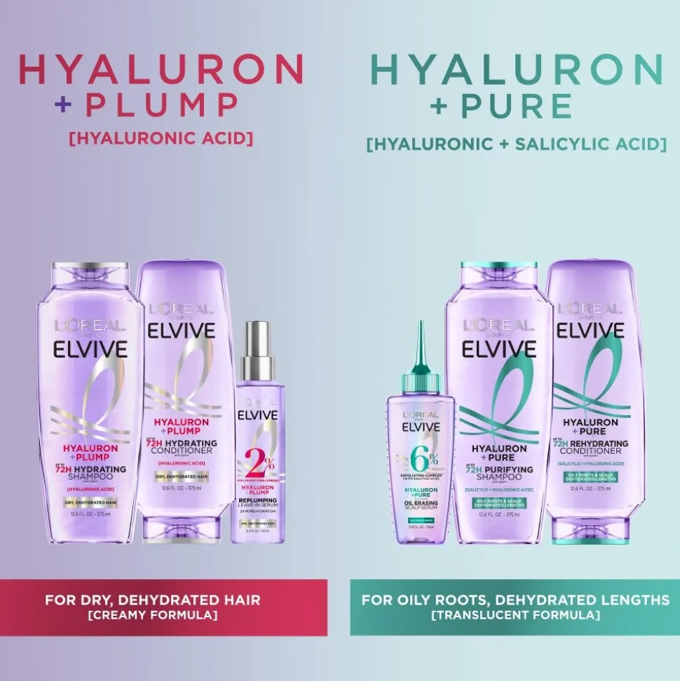 Hyaluron + Pure Purifying Shampoo for Oily Hair