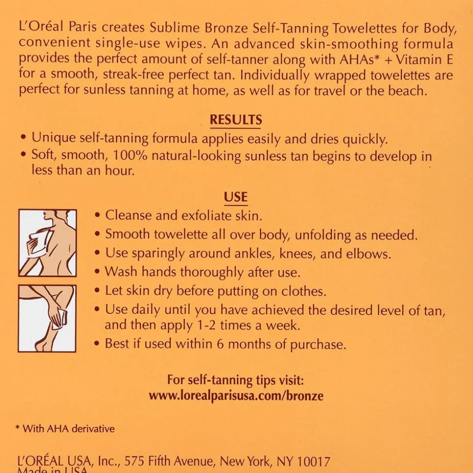 Self-Tanning Body Towelettes