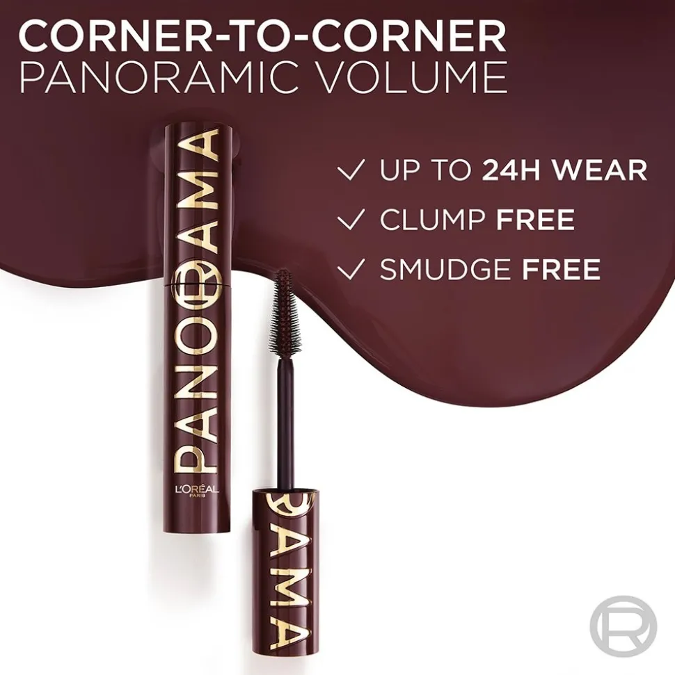 Voluminous Panorama Washable Mascara for Corner to Corner Volume